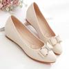 Chaussures à enfiler à bout rond et ouverture peu profonde pour le printemps, chaussures à semelle plate et ouverture peu profonde pour le Nouvel An, chaussures décontractées à semelle souple