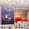 Christmas Advent Calendar 24 Pcs Natural Crystal Ore Specimens Mineral Stone Mixed Gemstones Home Xmas Decors Teaching Materials