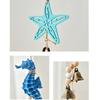 Turtles/Seahorses/Starfishs Wind Chimes Garden Decors Hanging Ornament Windchime for Mediterraneans Themed Home Decors