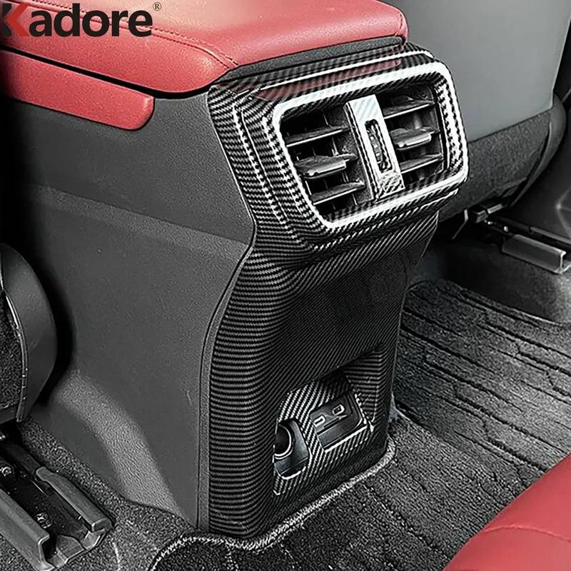 Car Armrest Box Rear Air Condition Vent Outlet Cover Trim For Lexus NX 250 350 350H 450H -2024 2025 Interior Accessories