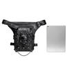 Dark Gothic Skull Head Embossed Men'S Fanny Bag Niche Chain Bag Crossbody Shoulder Bag