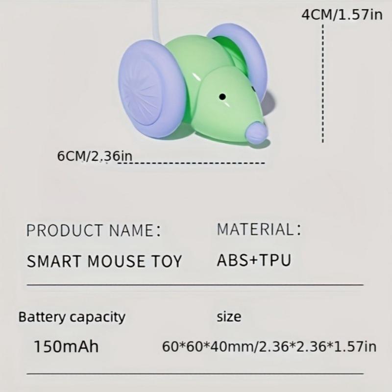Cat Mouse Car Toy, Relieve Boredom, Interact, Consume Energy Electric Toy