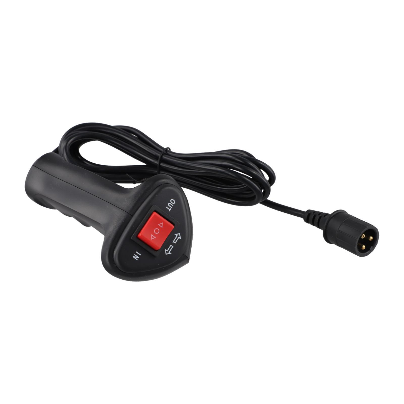 

Cable Length Approx. 2.8m 9.2ft Electric Winch Controller Plug-and-Play Wiring Reliable Performance Rugged Lightweight Design China Mainland