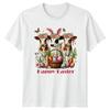 Happy Easter TShirt Calves Bunny Ears Farm Animal Easter Gift For Him And Her