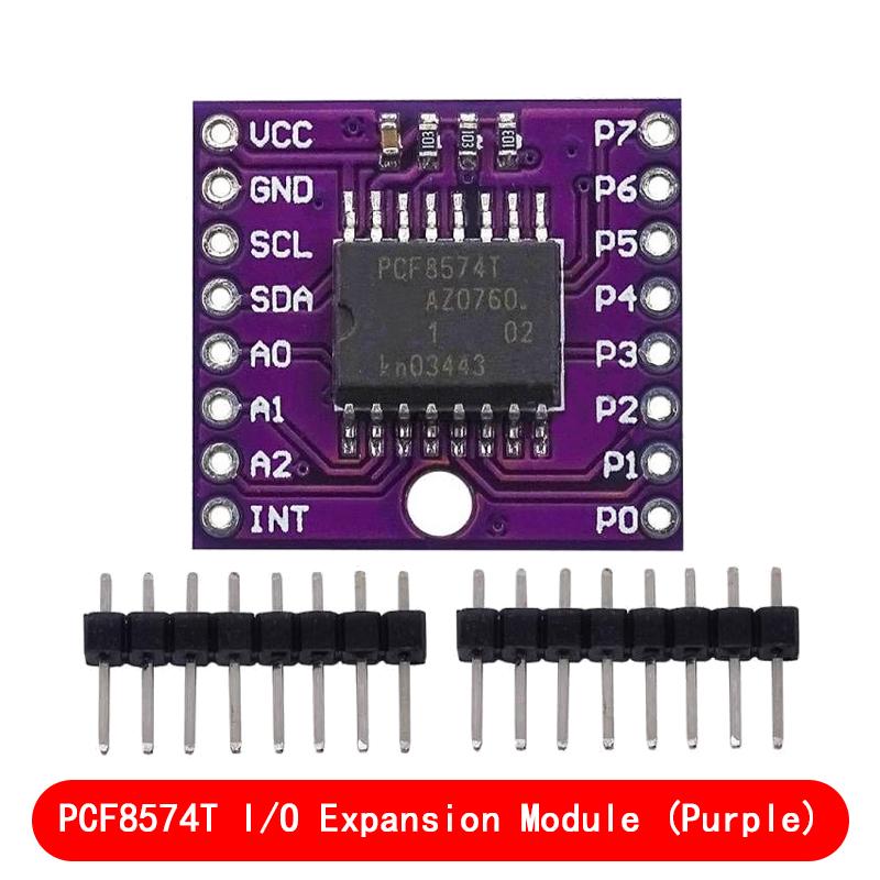 

PCF8574 PCF8574T Введення/Виведення Для IIC I2C TWI SPI Послідовного Інтерфейсу Плата Порт LCD1602 LCD2004 Адаптерна Плата LCD Адаптерний Модуль фіолетовий