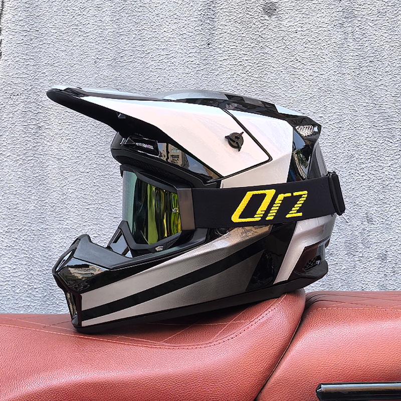 ORZ Full-Face Helmet for Off-Road, Electric Scooters, Mountain Biking, and Street Riding