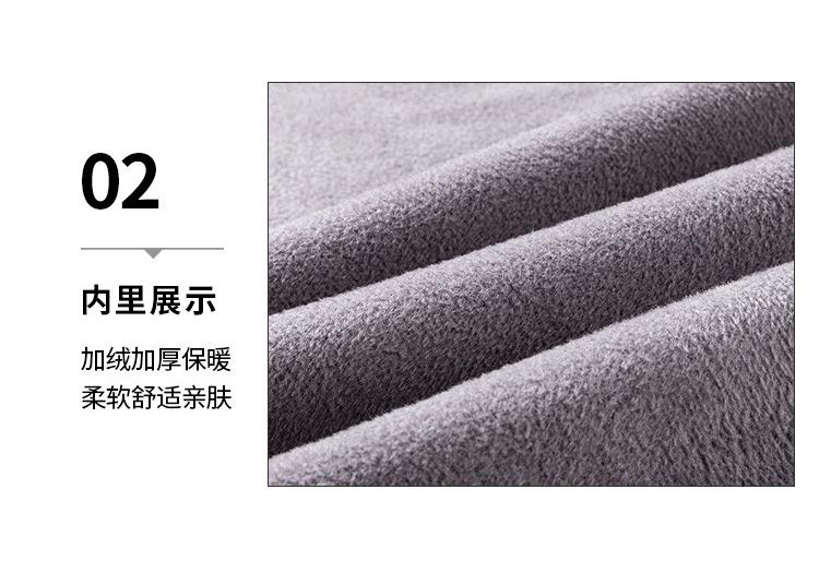 [New Year's Blessing] Knitted sweater with wool and velvet for men, autumn and winter, middle-aged and elderly, dad outfit