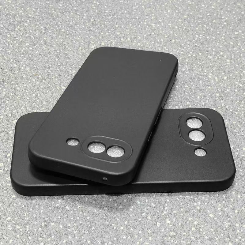 Liquid Silicone Case for Google Pixel 10A Cover Pixel 6 6A 7 7A 8 8A 9 9A 10A 10 Pro XL Black Matte Shockproof Back Cover