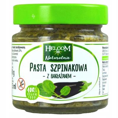 Spinach and Eggplant Paste 190 G - Helcom