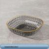 Abay Minimalist Square Fruit & Snack Plate