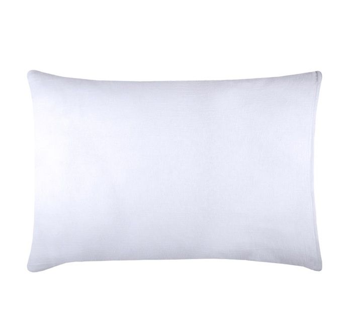 Protège-oreiller - Elisa - 50 X 70 Cm - 100% Coton - Blanc