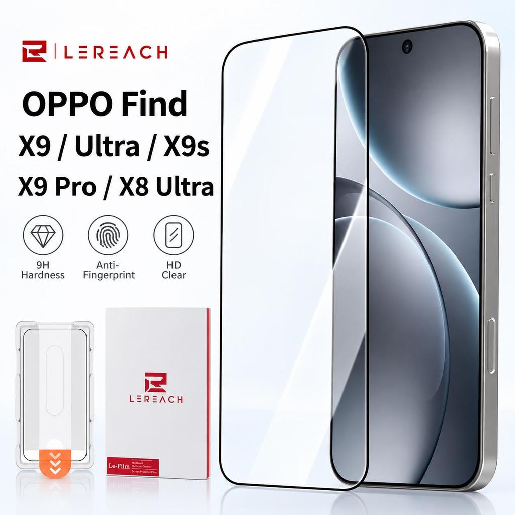Tempered Glass For OPPO Find X9 Ultra Pro X9s X8 Protector Film HD Clear Anti-Fingerprint 9H FM20002