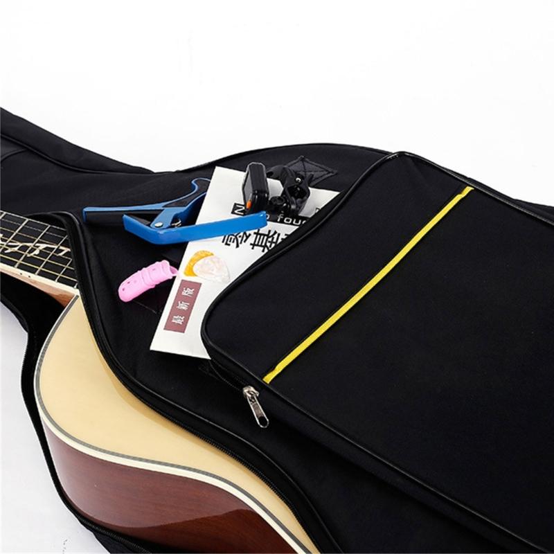 41inch Acoustic Guitar Carrying Bag Electric Guitar Case Backpack Cotton Thicken Padded Guitar Bag Easy to Carry