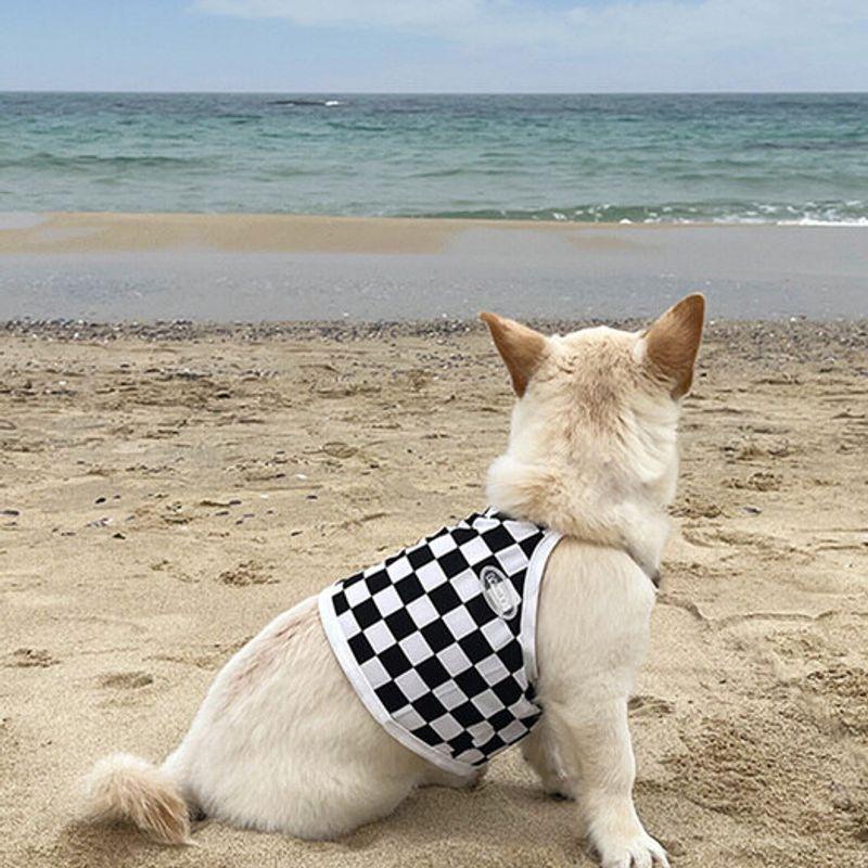 BARKDOG Check Cool Crop Débardeur à bretelles M-6XL 3 couleurs