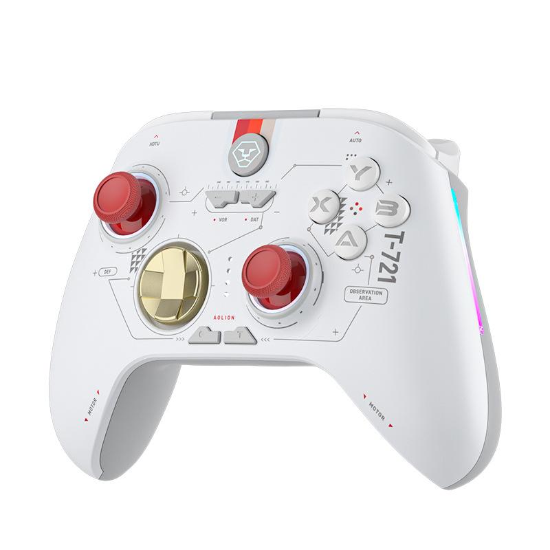 Wireless Bluetooth Controller Hall Linear Trigger For Switch/PC/iOS Multi Platform Connection RGB Esports Lighting Effect