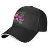 Beads and Bling Its a Mardi Gras Thing Graphic Baseball Cap Polyester Casual Adjustable Hat