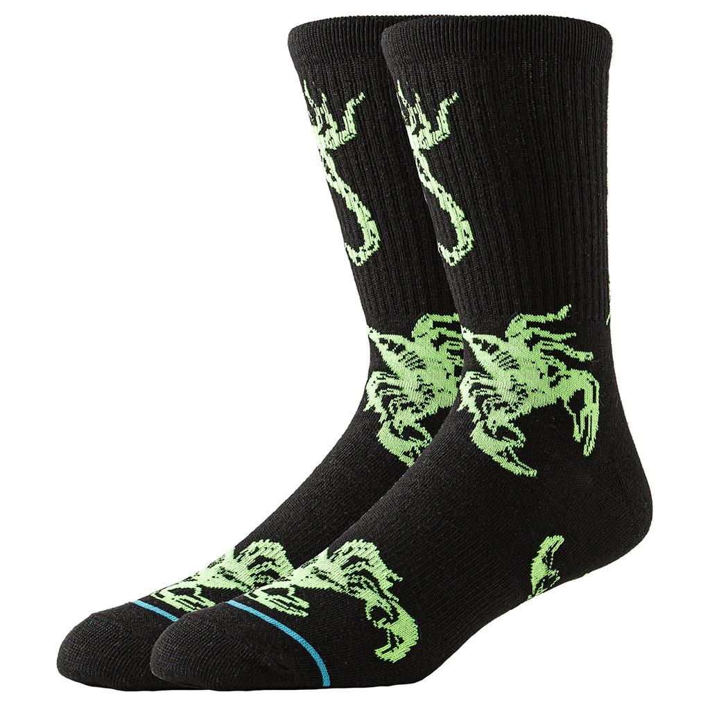 Men Women Tube Socks Sport Misfits Skull Rose Designer Creative Novelty Funny Happy Street Style Socks Skateboard Basketball