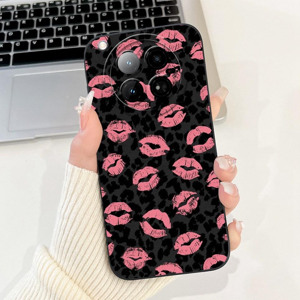 For Infinix Zero 40 4G 5G Back Cover 6.78" On Infinix X6860 X6861 Capa Flower Butterfly Women Fashion Phone Case Liquid Silicone