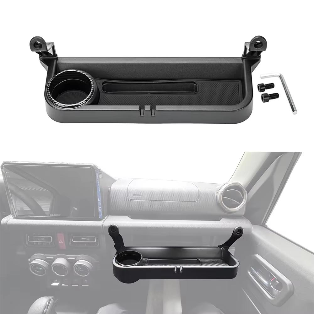 Front Passenger Handle Storage Organizer Tray Cup Holder Glove Box Divider for Suzuki Jimny JB64 -2025 Interior Accessories