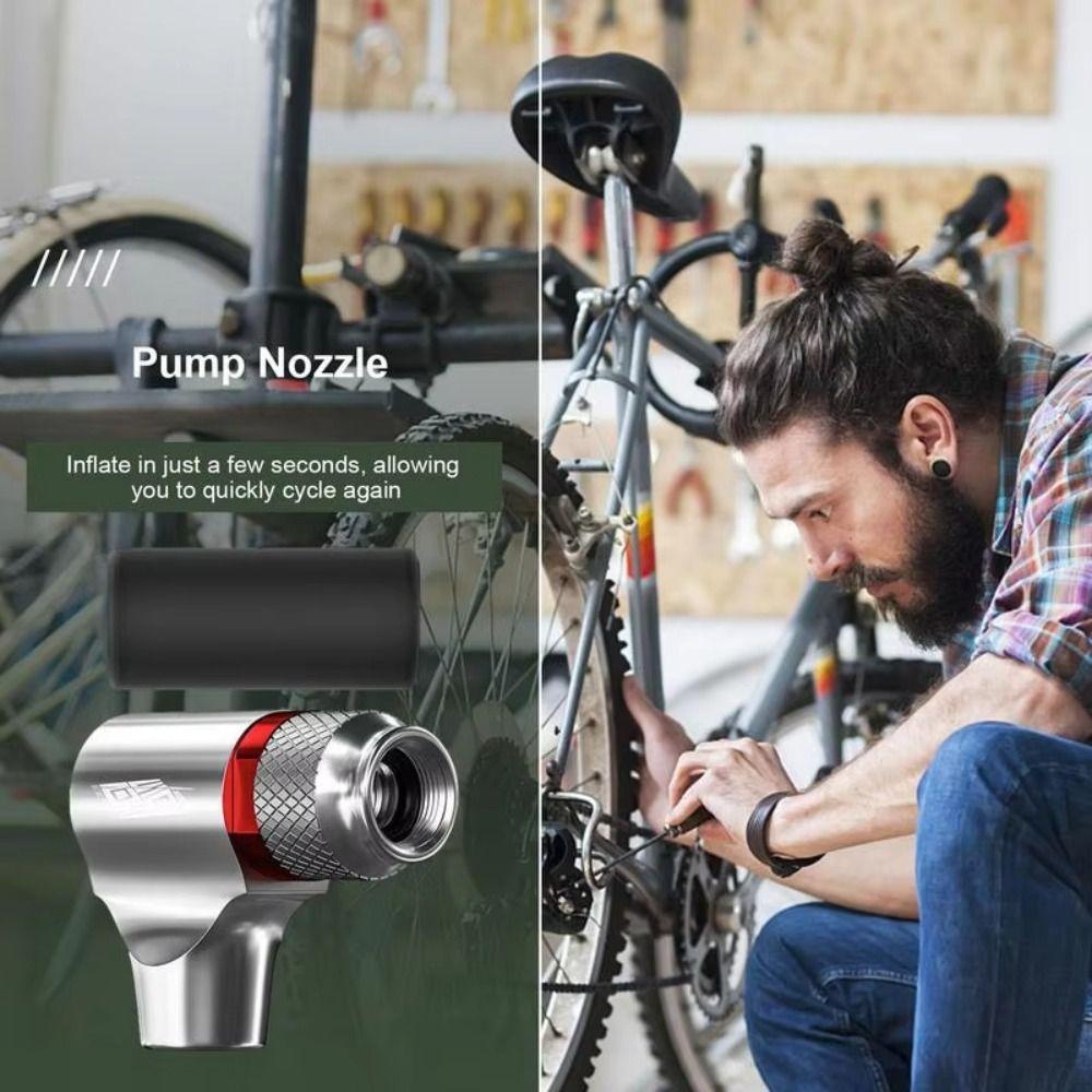 Presta Ventilky CO2 Mini Pumpa Hliník Zinek Slitina Zinku Kolo Pumpa Tryska Kolo Pumpa Nafukovač Silniční Kolo