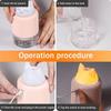 Mini Humidifier-Cute Cat Mist Humidifier for Kids Bedroom Small Ultrasonic Humidifier for Home Car Office with USB 2 LED Colors