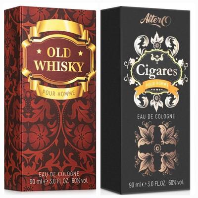 EVA OLD WHISKEY & CIGARES Toaletní voda pro muže 90 ml 3,4 Fl.Oz/Toaletní voda je osvěžující hygienický produkt