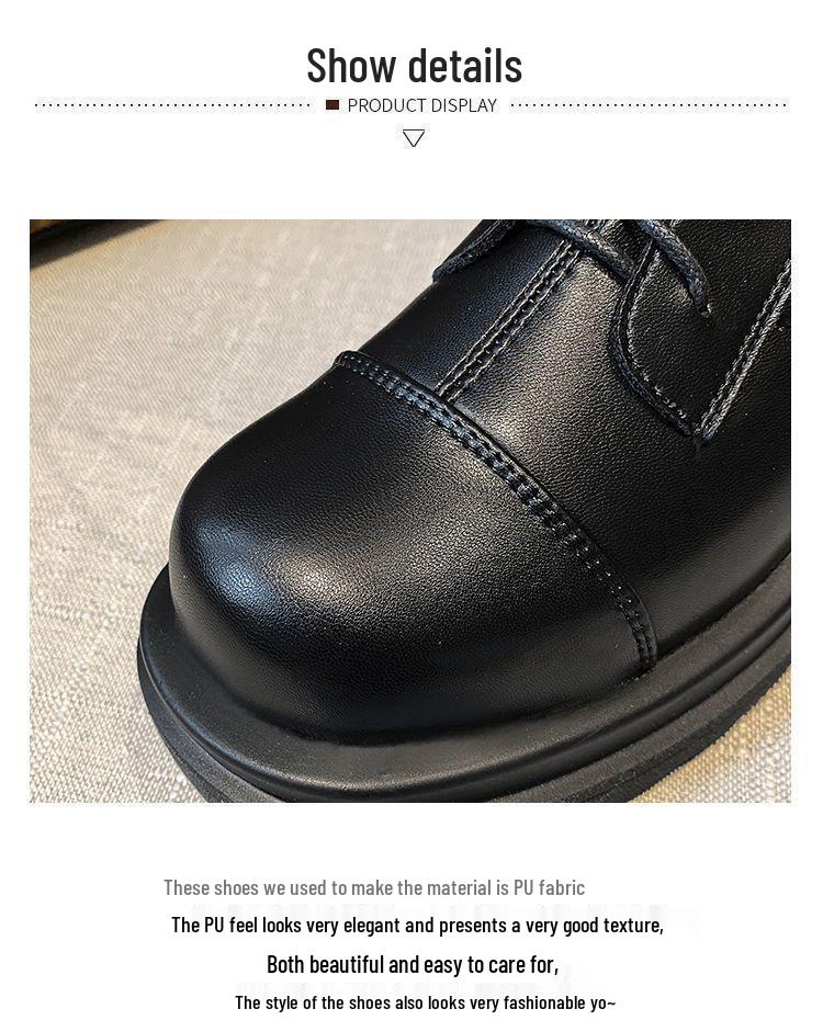 Women's Black Leather Thigh-High Lace-Up Platform Boots - Over-the-Knee, Height-Enhancing, Riding Martin Style