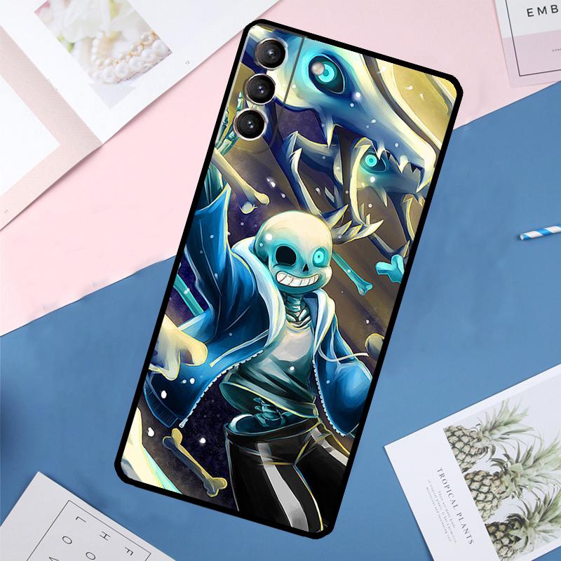 Undertale Sans Case For Samsung Galaxy S23 S22 S24 Ultra Note 20 S20 S21 FE S9 S10 Note 10 Plus Back Cover