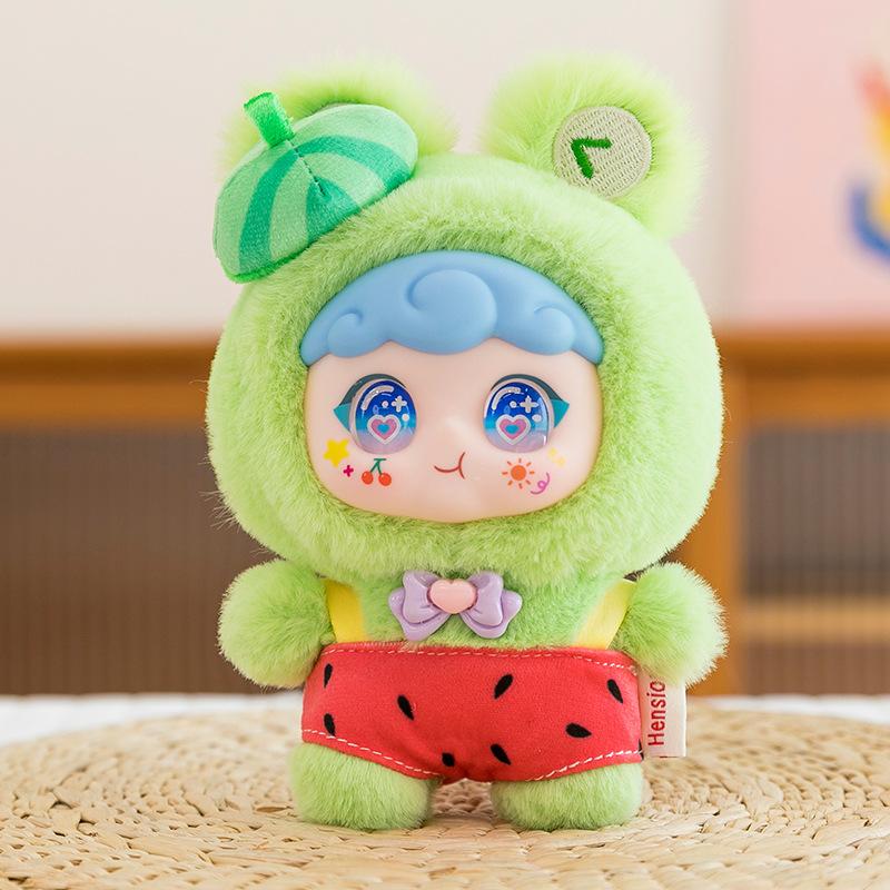MM toffi kolorowa owocowa pluszowa seria pudełek-niespodzianek modny prezent do zabawy urocza lalka-zawieszka dla dziecka