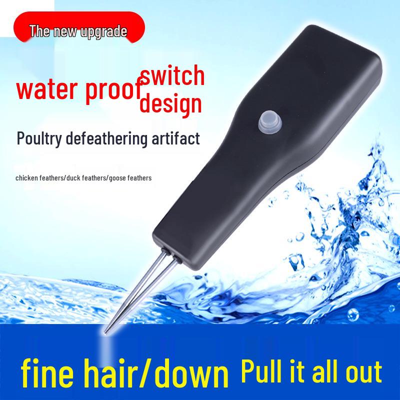 Přenosný elektrický stroj na škubání drůbeže na peří kuřat, kachen a hus