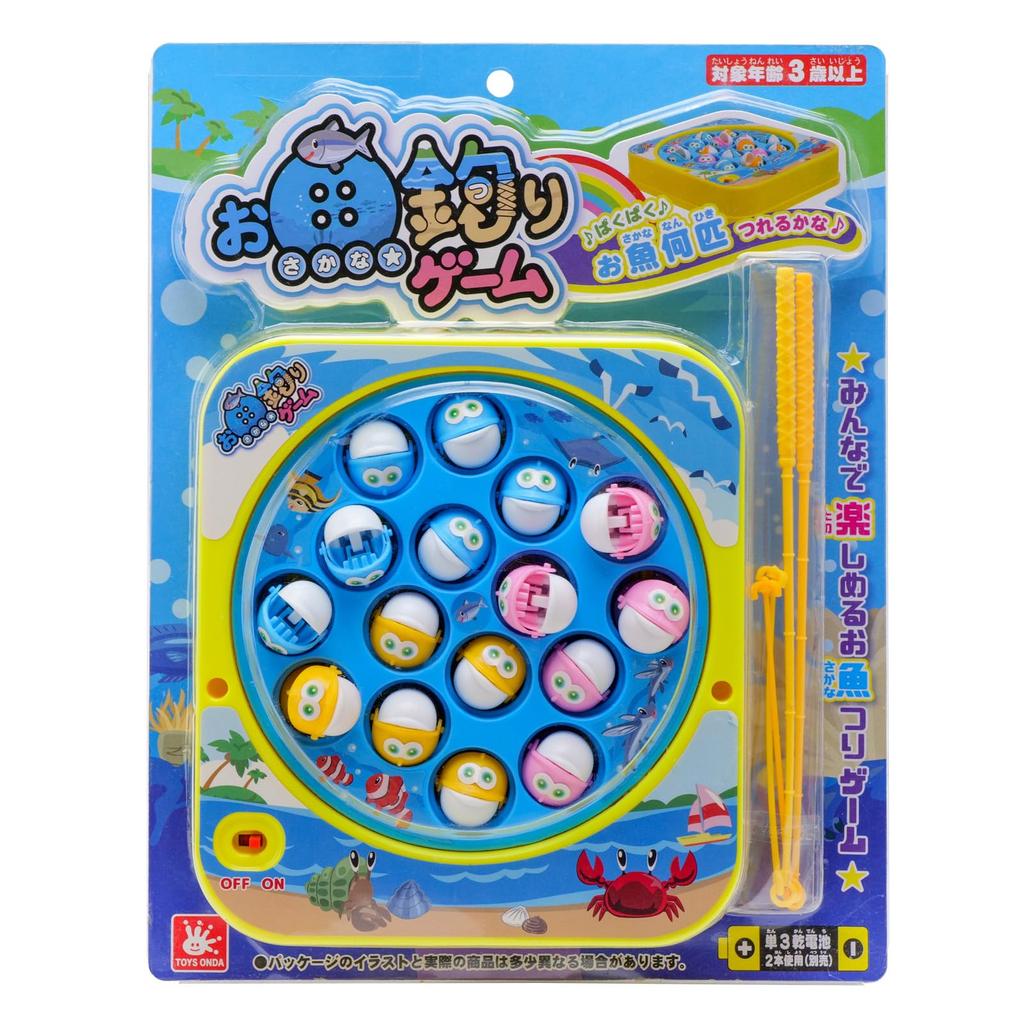 Onda Fishing Game Toy Board Game Kids Round Fishing Fishing Game Fishing Party Game for 2 Players