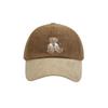 Cute Bear Baseball Cap With Warmth And Windproof Features For Fall Winter Fashion