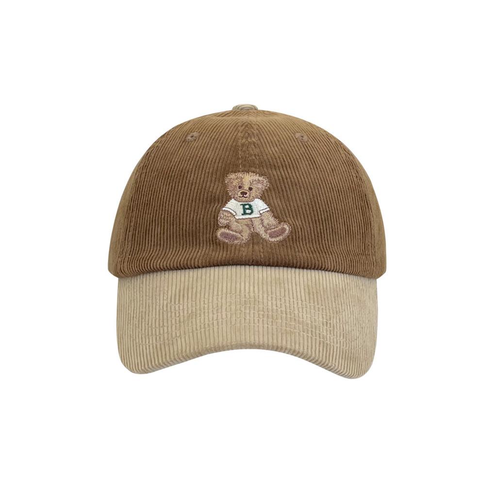 Cute Bear Baseball Cap With Warmth And Windproof Features For Fall Winter Fashion