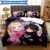 Stained Glass Gothic Romance 3pcs K-pop Music Group Bedding set,Ideal for Bedroom, Dormitory,Including Duvet Cover And 2pcs Pillowcases,Fan Gifts