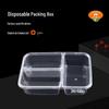 Jiwanggu Disposable Meal Prep Container with Flat Lid