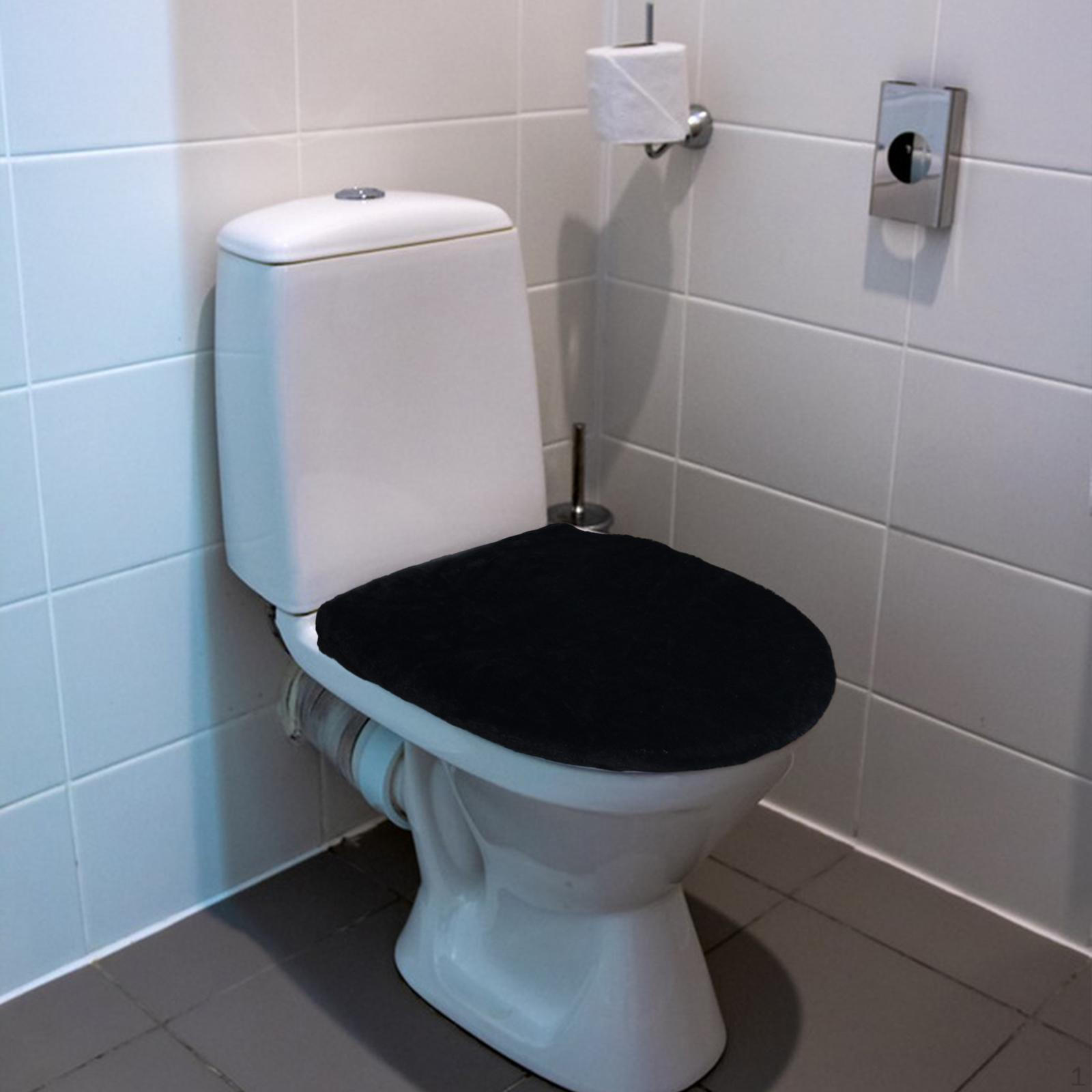 

Кришка для кришки унітазу у ванній кімнаті, Килимок для сидіння унітазу, Еластичні краї, Захисник для ванної кімнати Вбираючий для