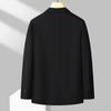 Spring and Autumn Light Luxury Business Single West Middle-aged and Young People Solid Color Knitted Trendy Suit Jacket