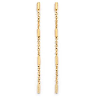 [L4577] - Vergoldete 'Choreographie' Ohrringe - 47x1 mm