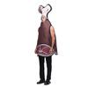 Halloween Party Kostüm Jumpsuits für Erwachsene Damen und Herren Schinkenfleisch Cosplay