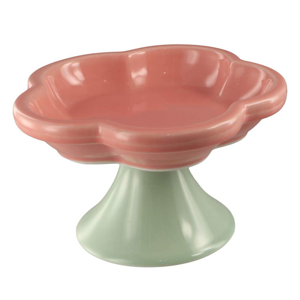 With Stand Cat Bowl Ceramic Cats Drinking Feeder Pet Supplies Pet High Foot Bowl  Snack Dish