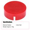 Car Universal Slotted Frame Rail Floor Jack Pads Jacking Rubber Pad Adapter Red