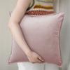 Nordic Style Velvet Throw Pillow Cover Solid Color Skin-friendly Cushion Cover Soft Large Size Sofa Pillowcase Living Room