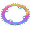 104 BCD Mountain Bicycle Narrow Wide Round Chainring Repair Colorful Single Chain Ring38T Round Chainring  104BCD