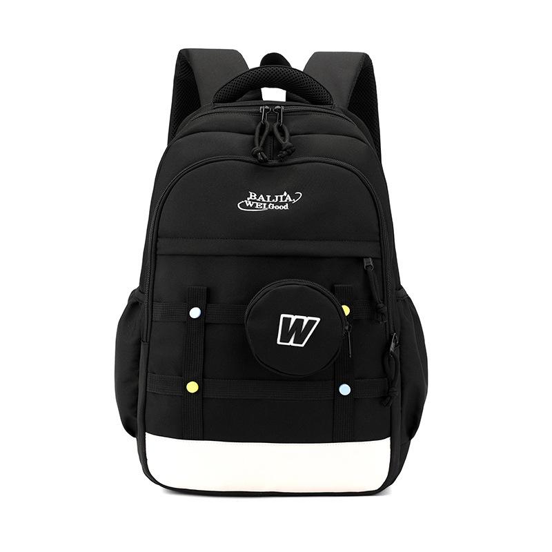 BAIJIAWEI Autumn New Sweet Junior High School Schoolbags for Girls Grades 5 To 6 Large Capacity Burden Reducing Backpack Teenager Multi-layer Book Bag