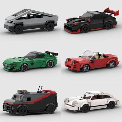 MOC Speed Car Miata MX-5 NA M3 Super Race Sport Fahrzeugmodell Baustein Technisches Renn-Bausteinspielzeug Weihnachtsgeschenk Stadt