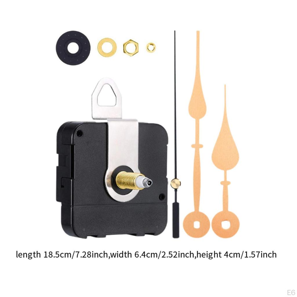 Clock Mechanism Set for Wall Clocks with Utility Parts