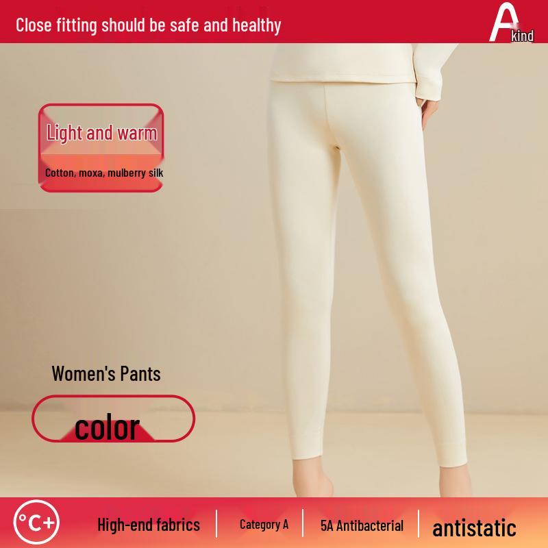 Women's Light Thermal Underwear Set - 80% Cotton, Modal, Spring/Autumn