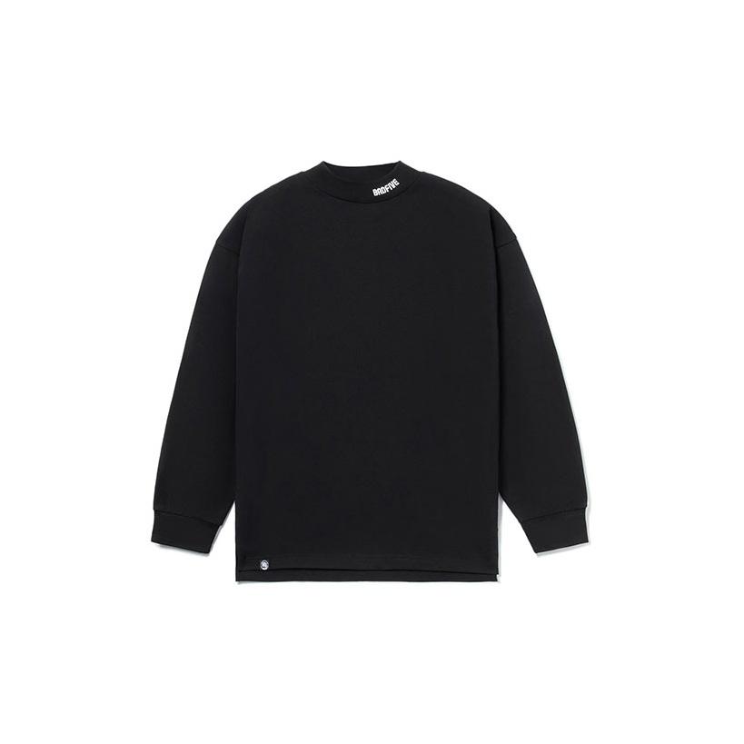 Li-Ning Badfive Basketball Series Casual Breathable Loose Long-Sleeve T-Shirt Men Tops Black AHSR759-4
