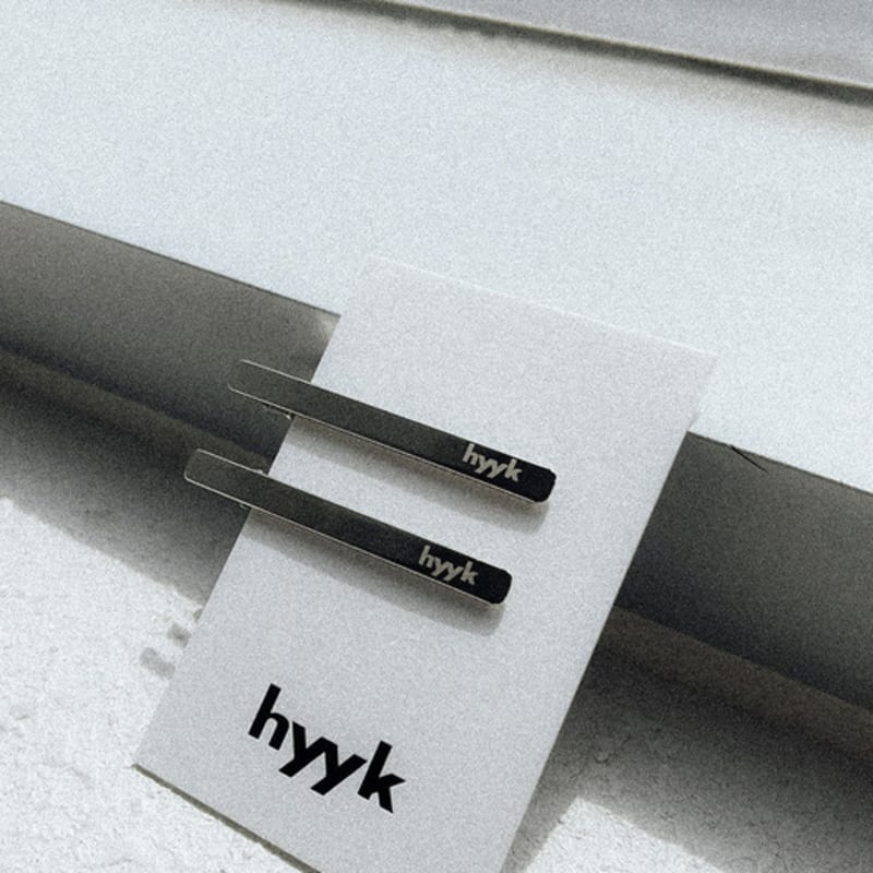 hyyk Hyyk Logo Hairpin Set_Small
