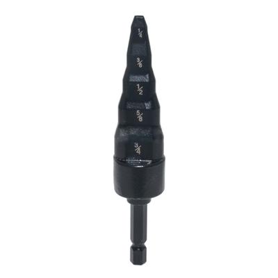 5 In 1 Air Conditioner Coppers Pipe Expander Swaging Drill Bit Set Expander Coppers Tube Tool 3/4" 5/8" 3/8" 1/2" 1/4''